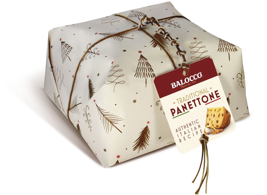 Balocco Panettone Classico Incartato a mano 750g