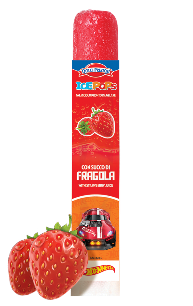 Dolci Preziosi Ice Pops Hotwheels Display 400ml 