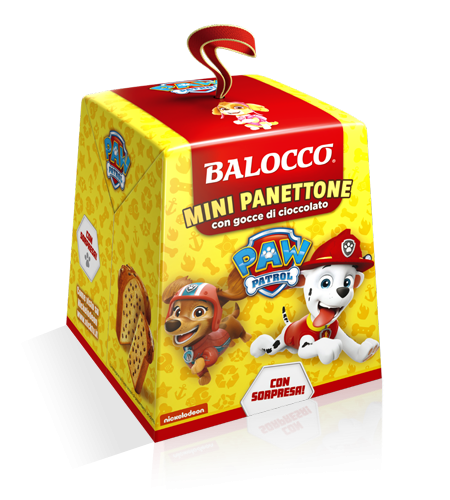 Balocco Panettone Gocce Paw Patrol 100g