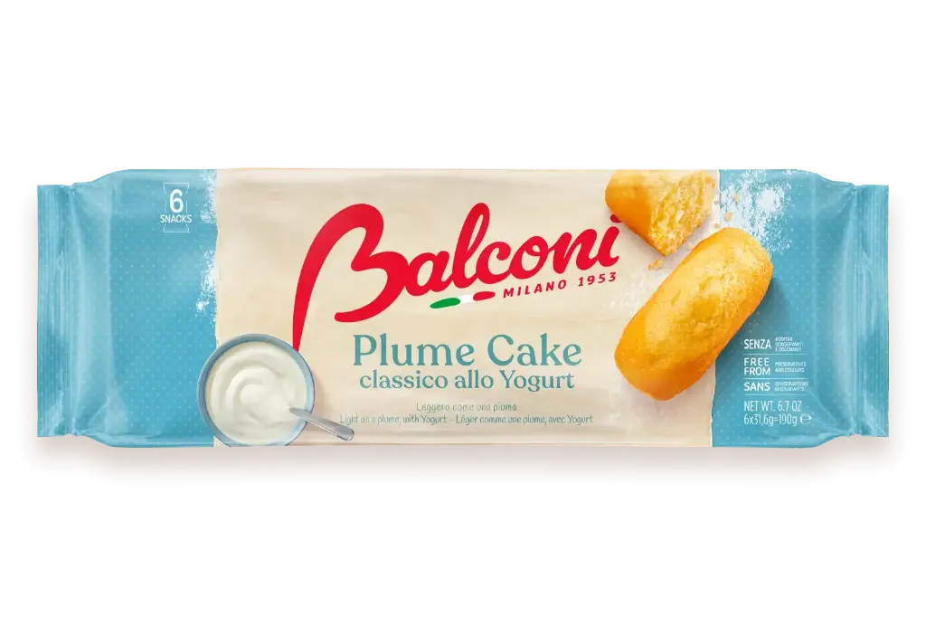 Balconi Plum Cake Classico allo Yogurt 6x40g