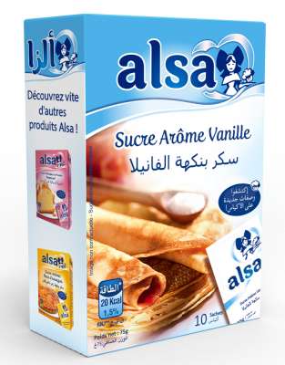 Alsa Sucre Vanille 10 x 7,5g