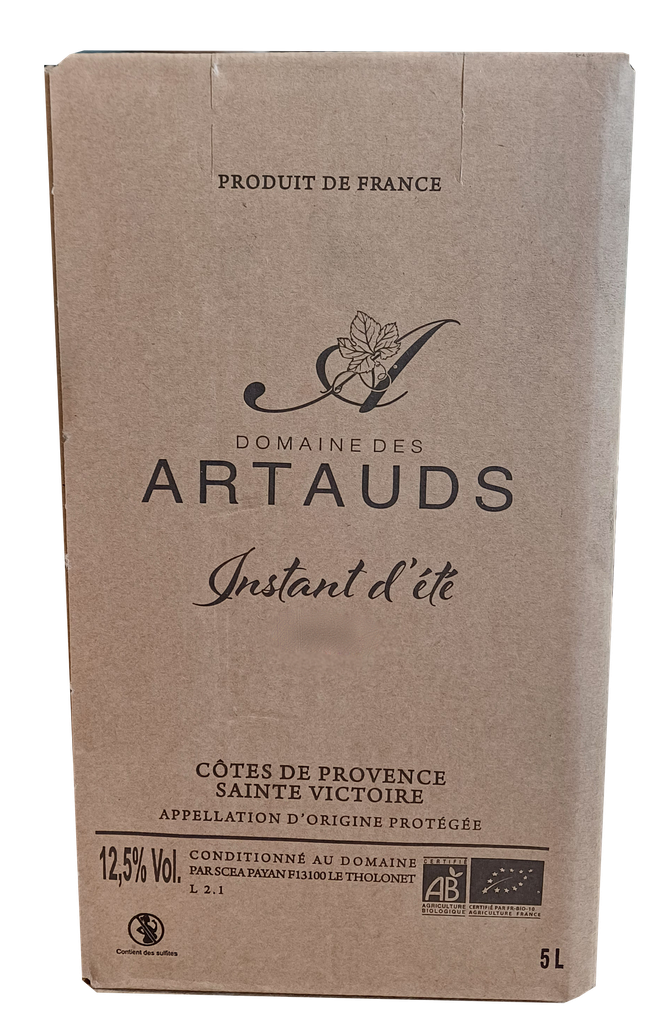 Domaine des Artauds L'instant d'Eté BIO 5L BIB