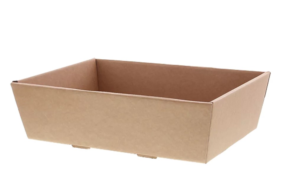 Geschenkmand karton 290x210x90mm Kraft