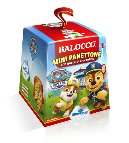 Balocco Panettone Gocce Paw Patrol 100g