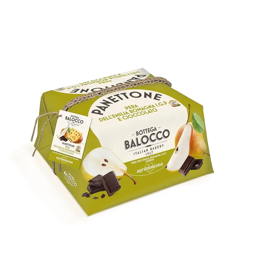 Bottega Balocco Panettone Pere e Cioccolato 750g