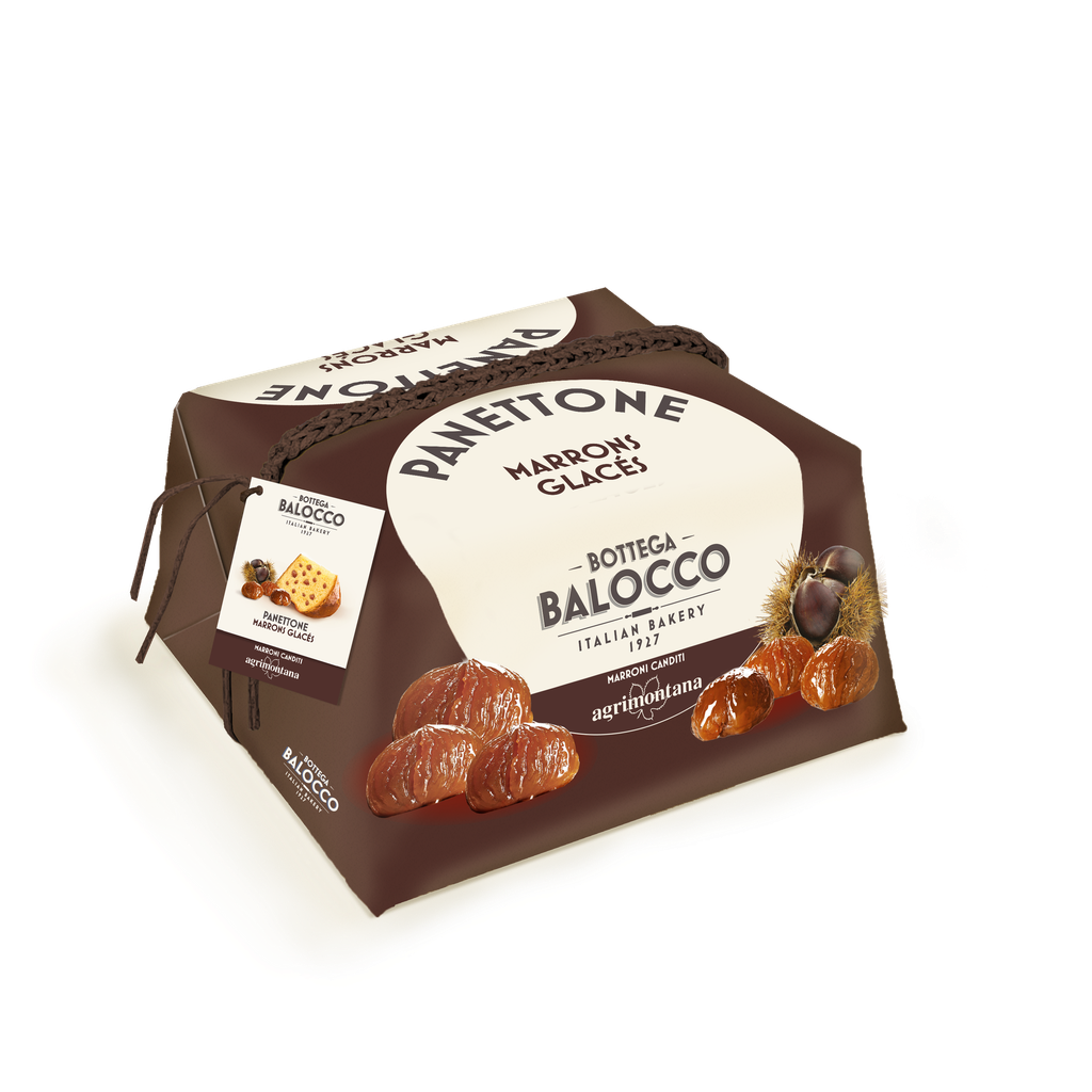 Bottega Balocco Panettone Marron Glaces 750g