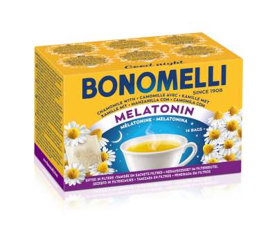 Bonomelli Camomilla in Filtri con Melatonina 14 pce.