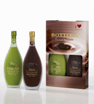 Bottega Conf. Valigetta Bipack Nero & Pistacchio 2 x 50cl