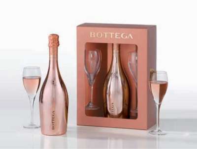 Bottega Confezione Glamour Rose 75cl