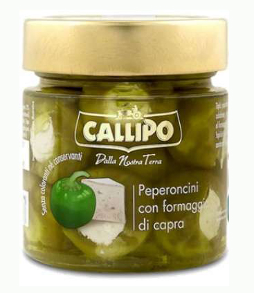 Callipo Peperoncino Ripieni Caprino 225g