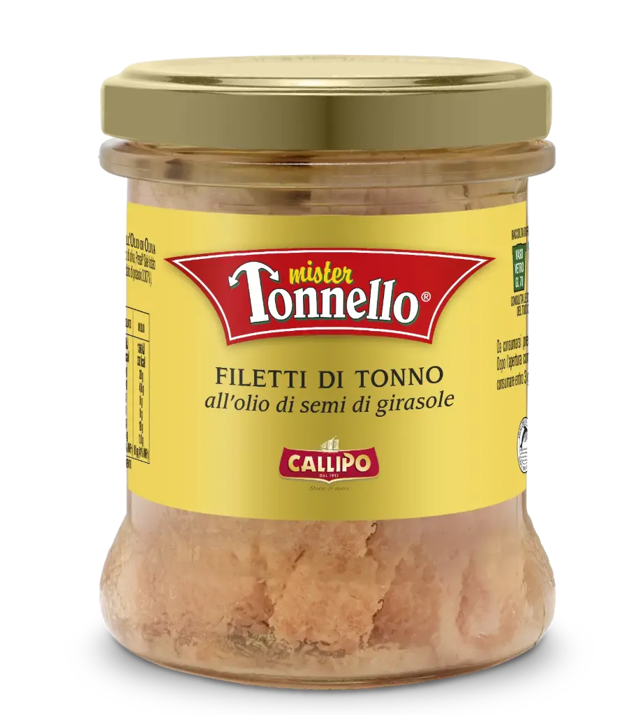 Callipo Mister Tonnello Filetti di Tonno all' Olio Girasole 170g