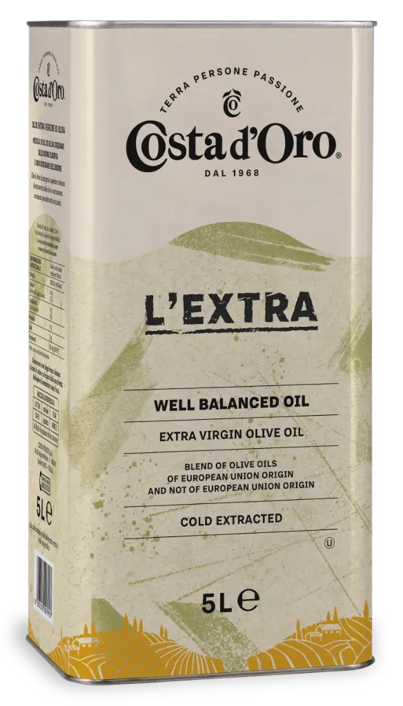 Costa d'oro extra olio di oliva tin 5l