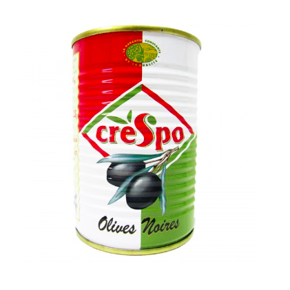 Crespo olives noires entieres boite 1/2 22/25 425 ml
