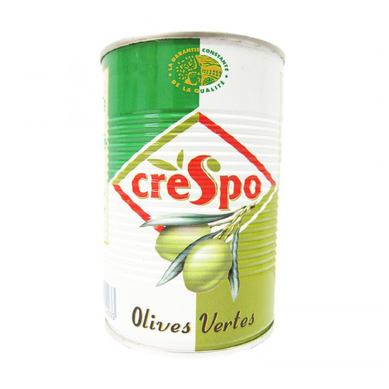 Crespo Olijven groen blik 1/2 22/25 425 ml