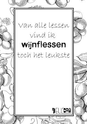 Wine Label Van alle lessen ...