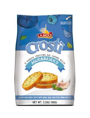 La Mole Crosti Aglio & Basilico 100g