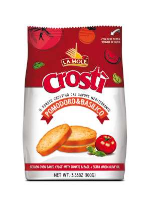 La Mole Crosti Pomodoro & Basilico 100g