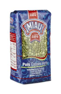 Miau Groene Spliterwten 1kg