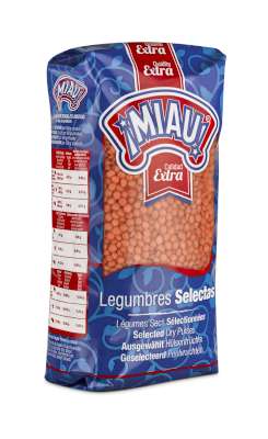 Miau Linzen Rood 1kg