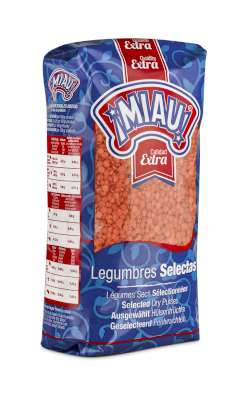 Miau Splitlinzen Rood 1kg