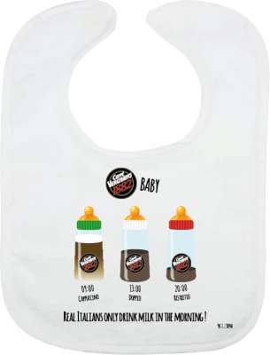 Vergnano Bib Real Italians only drink milk in the morning!