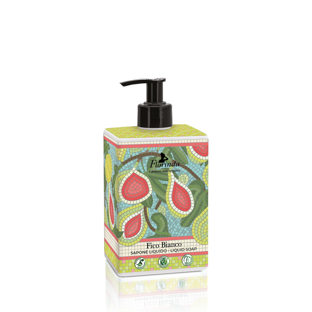 Florinda Mosaici Italiani Fico Bianco vloeibare zeep 500 ml