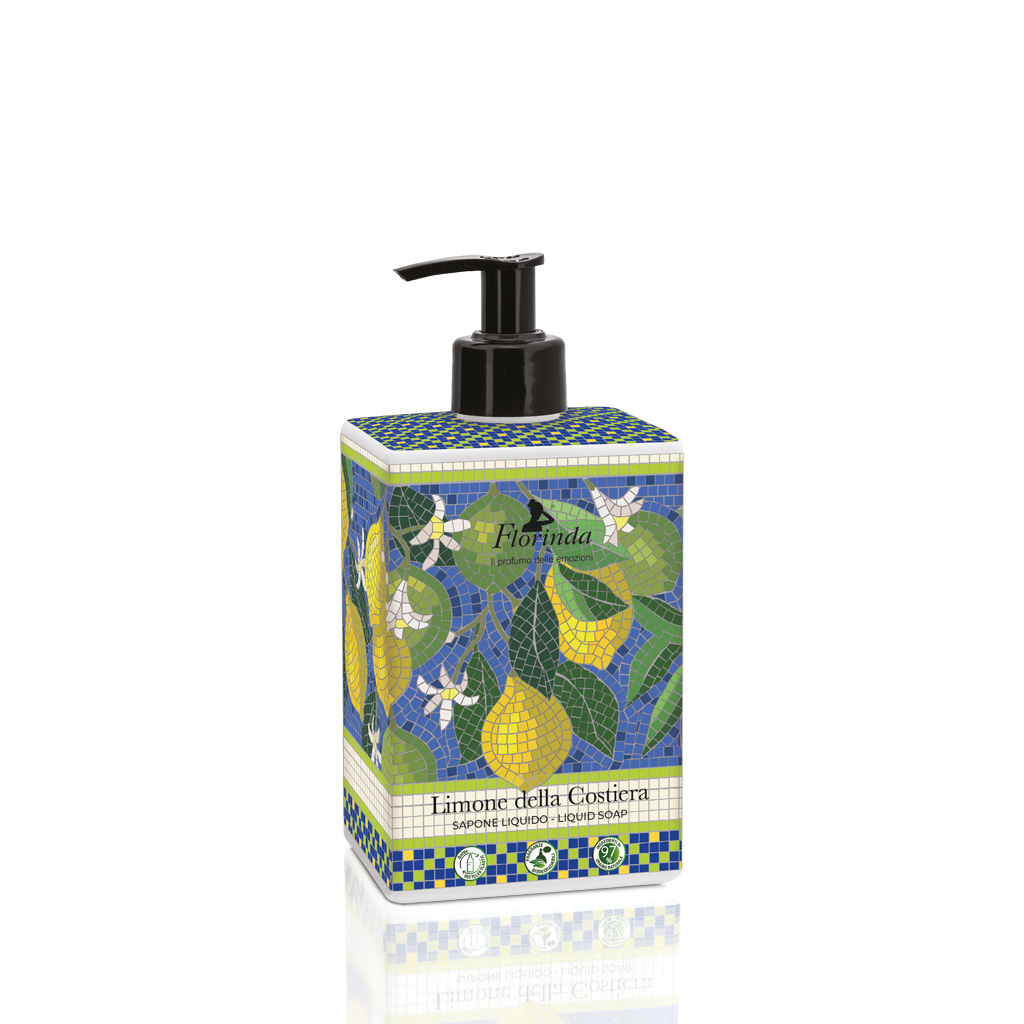 Florinda Mosaici Italiani Limone della Costiera liquid soap 500 ml
