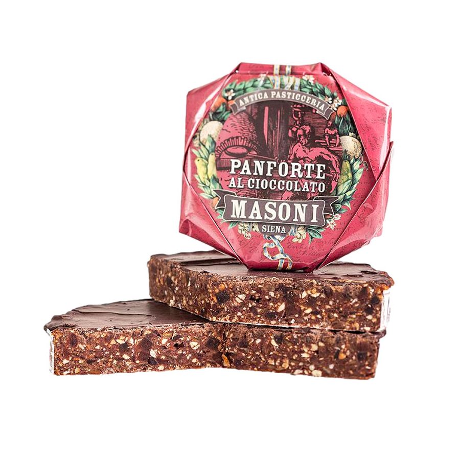 Masoni Panforte Cioccolato E Ciliegie 250g incartato