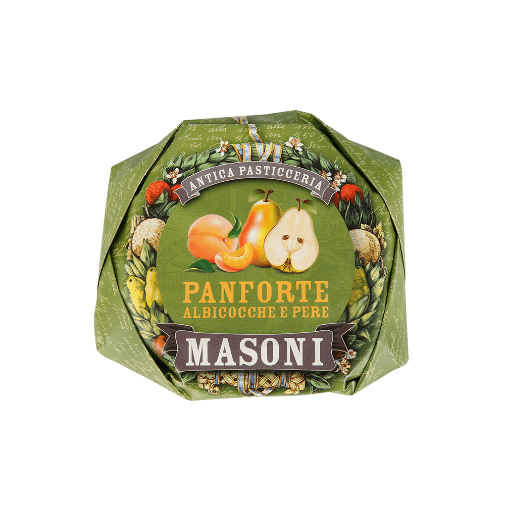 Masoni Panforte Albicocche E Pere 100g incartato