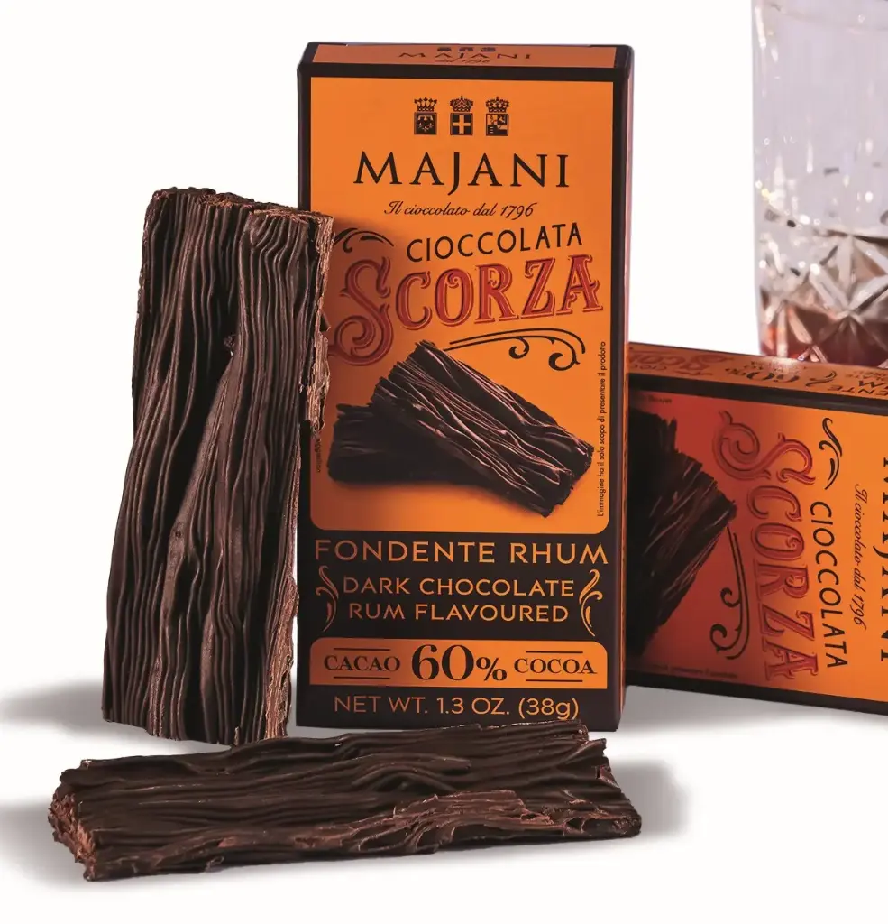 Majani Scorza Fondente Rhum 38g