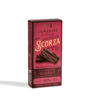 Majani Scorza Fondente Whisky 38g
