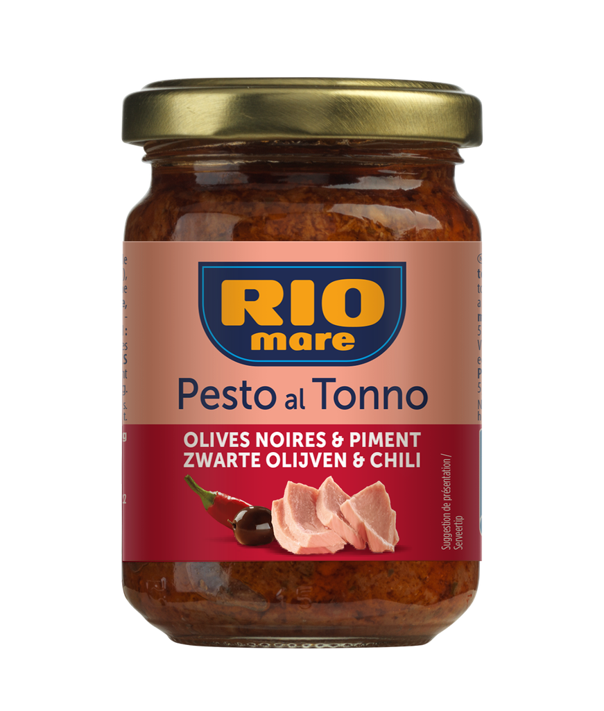 Rio Mare Pesto al Tonno con Olive Nere e Peperoncino 130g