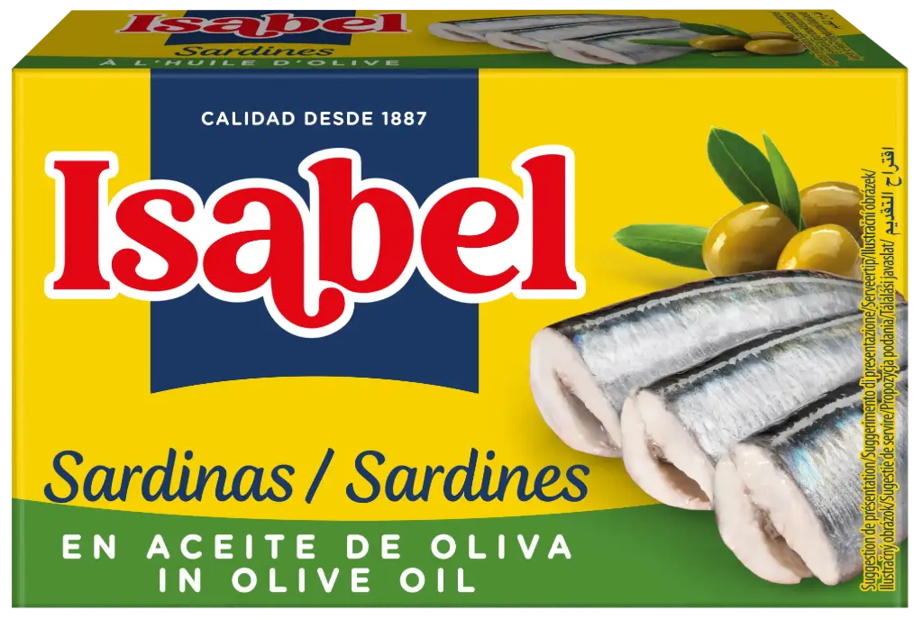 Isabel Sardinillas en Aceite de Olivia 125g