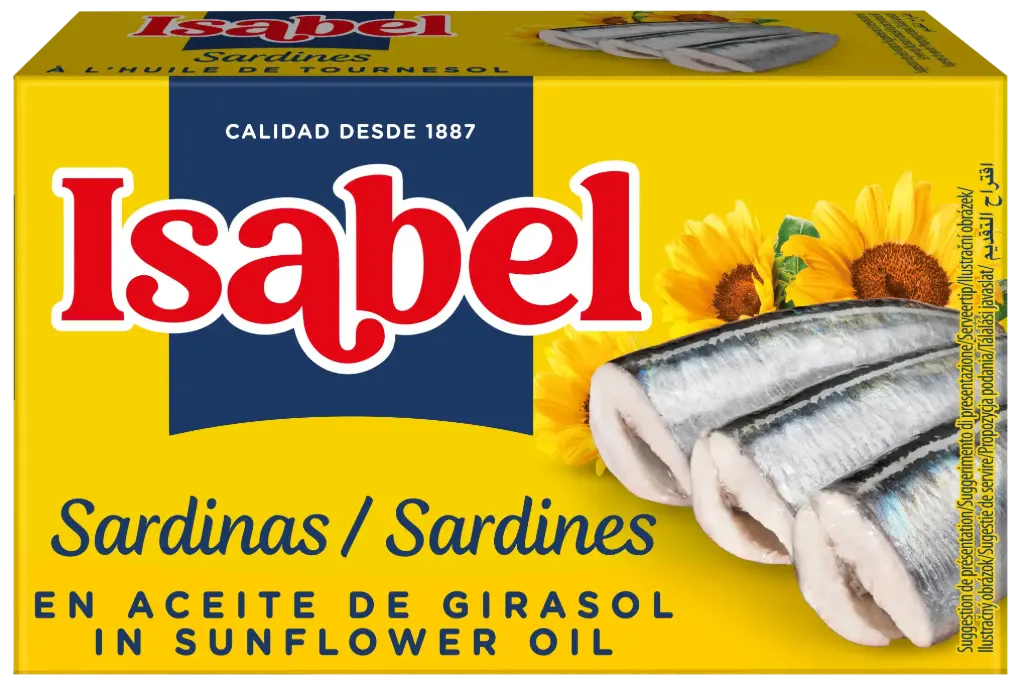 Isabel Sardines à l'Huile de Tournesol 125g