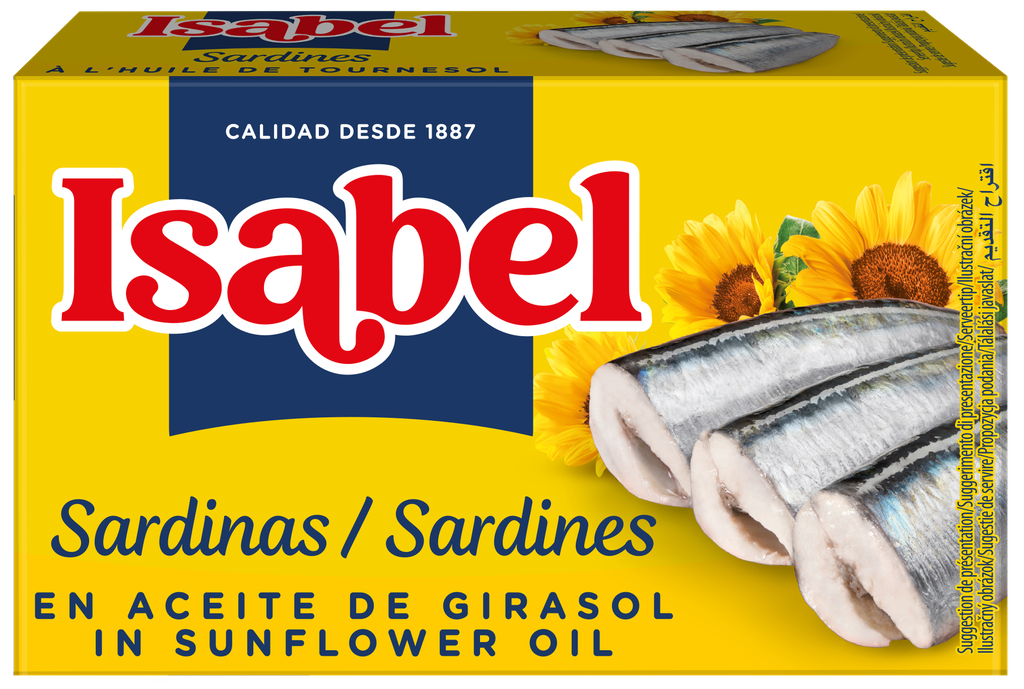 Isabel Sardinillas en Aceite de Girasole 125g