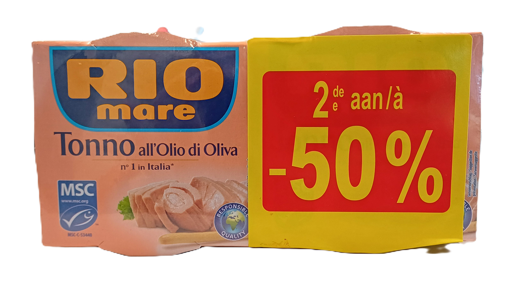 Rio Mare Tonno in Olio di Oliva 2x160g PROMO 2e à -50%