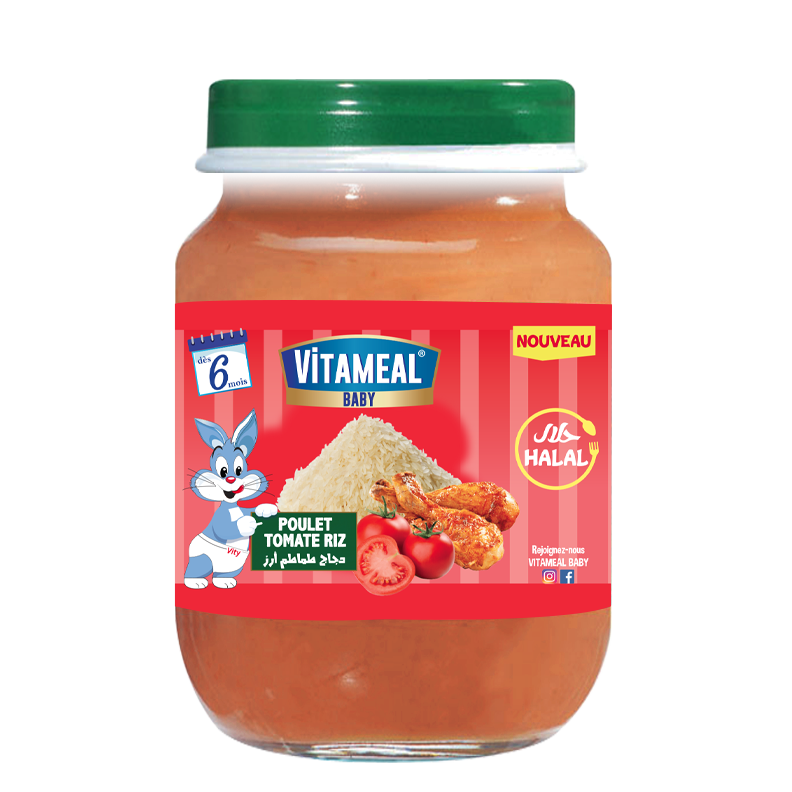 Vitameal Poulet Tomate Riz 2 x 190 g