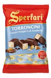 Sperlari Torroncini Classici ricoperti di fondente 117g