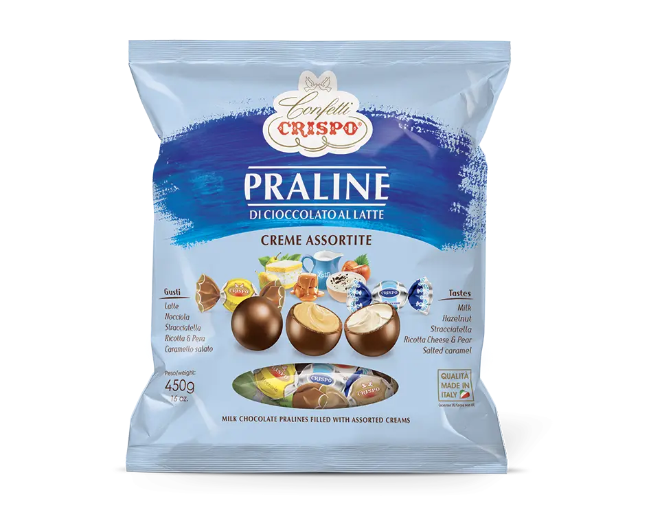 Crispo Praline Creme Ass 450g