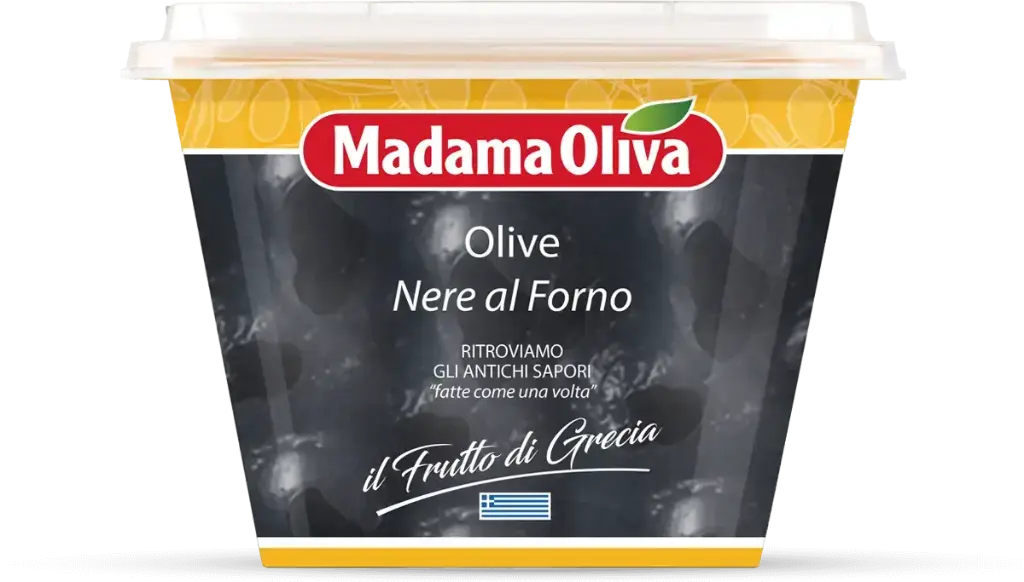 Madama Oliva Olive Nere Al Forno 250g