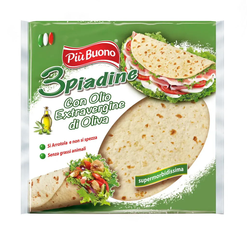 Piu Buono Piadina all'olio di oliva extravergine 330g