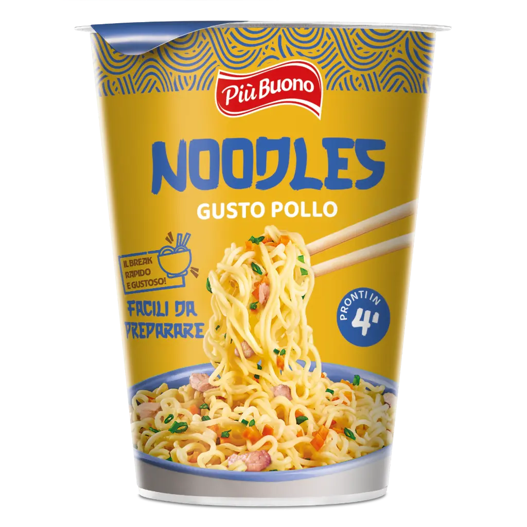 Piu Buono Noodles Gusto Pollo 65g