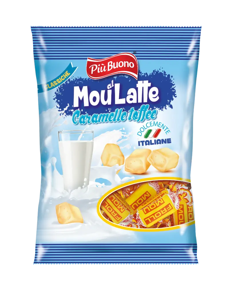 Piu Buono Caramelle mou latte 175g (NH)
