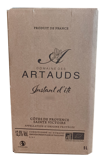 [artinstant500] Domaine des Artauds L'instant d'Ete BIO 5L BIB