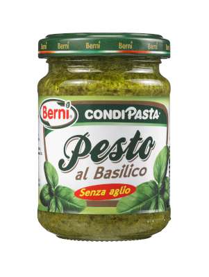 [berbepeg5405] Berni Condipasta Pesto Basilico senza Aglio 156ml