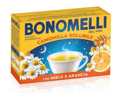 [bon0032716] Bonomelli Camomilla Solubile Miele e Arancia 16x5g