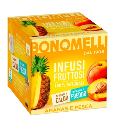 [bon0038144] Bonomelli Ananas e Pesca 12pc
