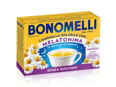 [bon32728] Bonomelli Camomille Solubile con Melatonina 16x4,5g
