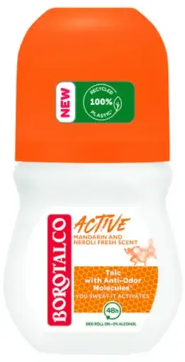 [bor904019] Borotalco Active Mandarin Roll On 50ml