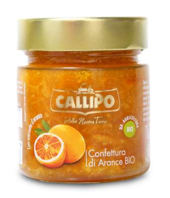 [calconcnv0300arbp06] Callipo Confettura Arance BIO 300g